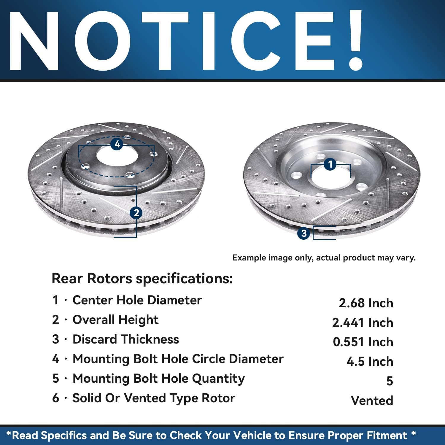 Detroit Axle - Brake Kit for INFINITI JX35 QX60 Nissan Pathfinder Murano, Drilled and Slotted Disc Brakes Rotors Ceramic Brake Pads Replacement : 12.60' inch Front and 12.13' inch Rear Rotors