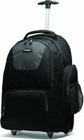 Samsonite Wheeled Backpack with Organizational Pockets, Black/Charcoal, One Size