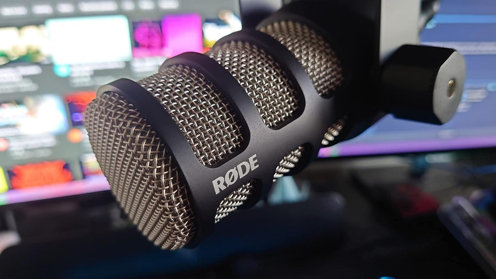 Rode PodMic Dynamic Podcast Microphone (Pair) with Rode PSA1 Microphone Boom Arms, StreamEye Cans50 Podcast Headphones and XLR Cables
