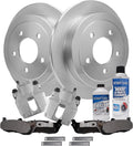 Detroit Axle - Rear Brake Kit for 2000-2003 Ford F-150, 1999-2002 Ford Expedition, 99-02 Lincoln Navigator, 02 Blackwood Brake Rotors and Ceramic Brakes Pads Brake Calipers 2001 Replacement