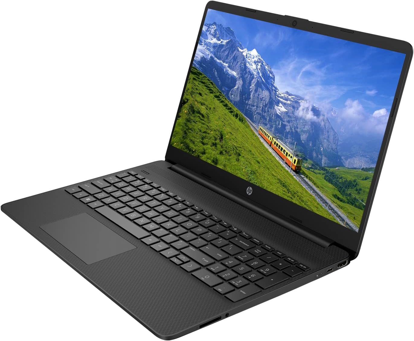 HP 15 Laptop, 15.6' FHD Screen, AMD Athlon Gold 3150U Processor, 8GB RAM, 256GB PCIe SSD, Webcam, HDMI, SD Card Reader, Wi-Fi, Windows 11 Home, Black