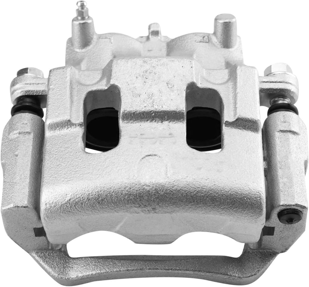 Detroit Axle - 2pc Front Brake Calipers for 2017-2022 Ford Edge Lincoln MKX Continental, Disc Brake Calipers with Brackets 2018 2019 2020 2021 Replacement