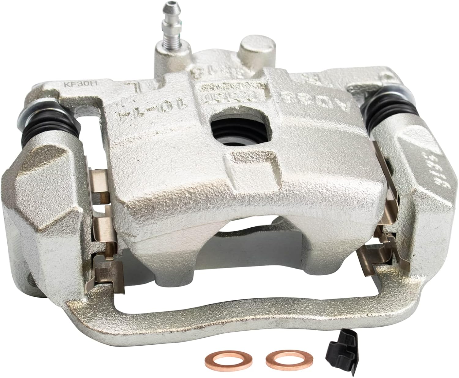 TRQ Performance Rear Brake Pad and Rotor Set Ceramic Solid Rotors Calipers Compatible with 1999 Subaru Impreza