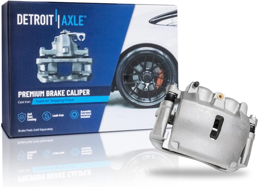 Detroit Axle - 4WD Front Brake Kit for 05-08 Ford F-150, 06-08 Lincoln Mark LT, Disc Brake Rotors Ceramic Brake Pads Brake Caliper 2005 2006 2007 2008 Replacement