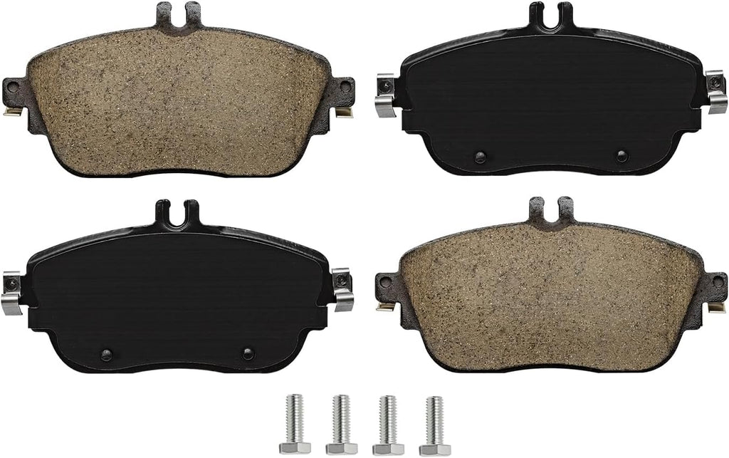Detroit Axle - Brake Kit for Mercedes-Benz CLA250 GLA250 INFINITI QX30, Disc Brake Rotors Ceramic Brakes Pads with Hardware Replacement : 12.60' inch Front and 11.61' inch Rear Rotor
