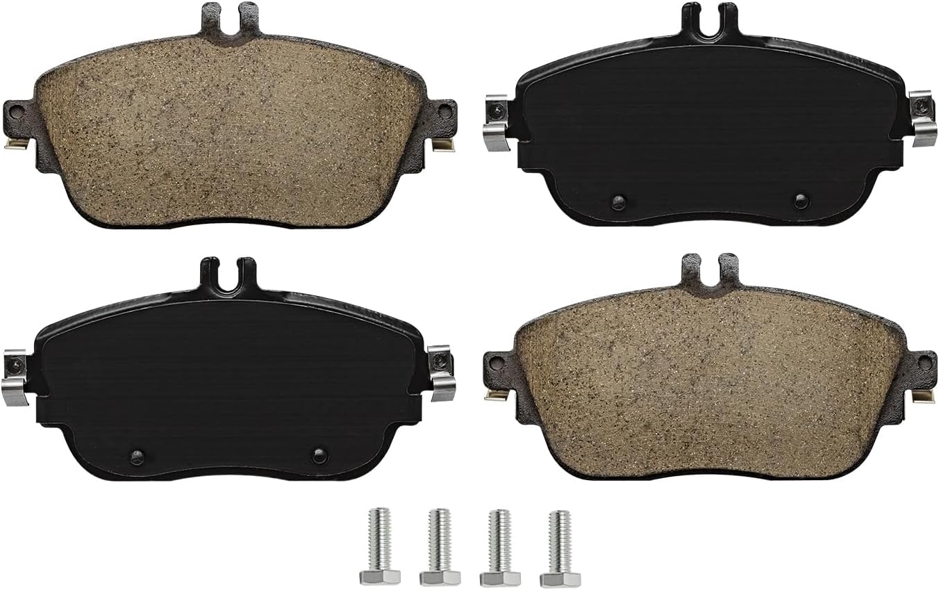 Detroit Axle - Brake Kit for Mercedes-Benz CLA250 GLA250 INFINITI QX30, Disc Brake Rotors Ceramic Brakes Pads with Hardware Replacement : 12.60' inch Front and 11.61' inch Rear Rotor