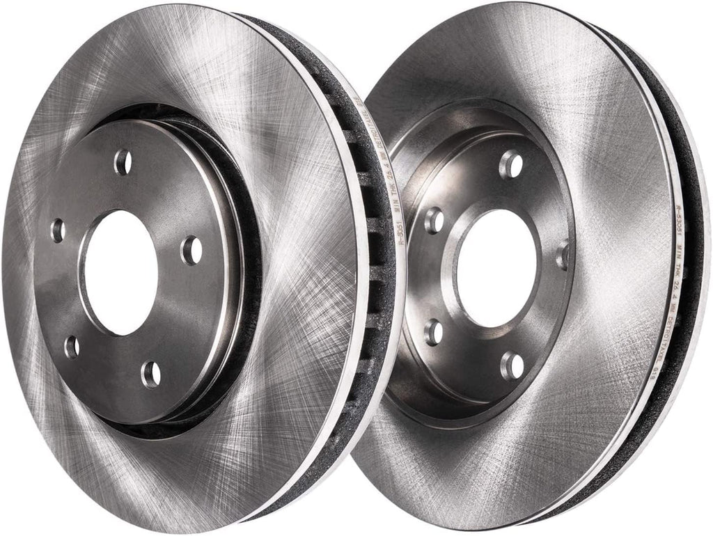 Detroit Axle - Front Brake Kit for 07-16 Toyota Tundra, 08-16 Sequoia, Disc Brake Rotors Ceramic Brake Pads Brake Caliper 2008 2009 2010 2011 2012 2013 2014 2015 2016 Replacement