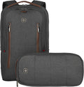 Wenger City Upgrade Laptop Backpack with Cross Body Day Bag 40.64 cm 16 Inches Grey