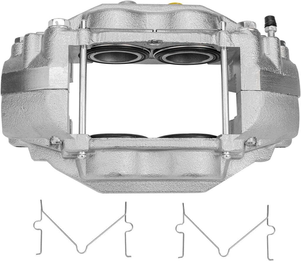 Detroit Axle - Front Brake Kit for 07-16 Toyota Tundra, 08-16 Sequoia, Disc Brake Rotors Ceramic Brake Pads Brake Caliper 2008 2009 2010 2011 2012 2013 2014 2015 2016 Replacement