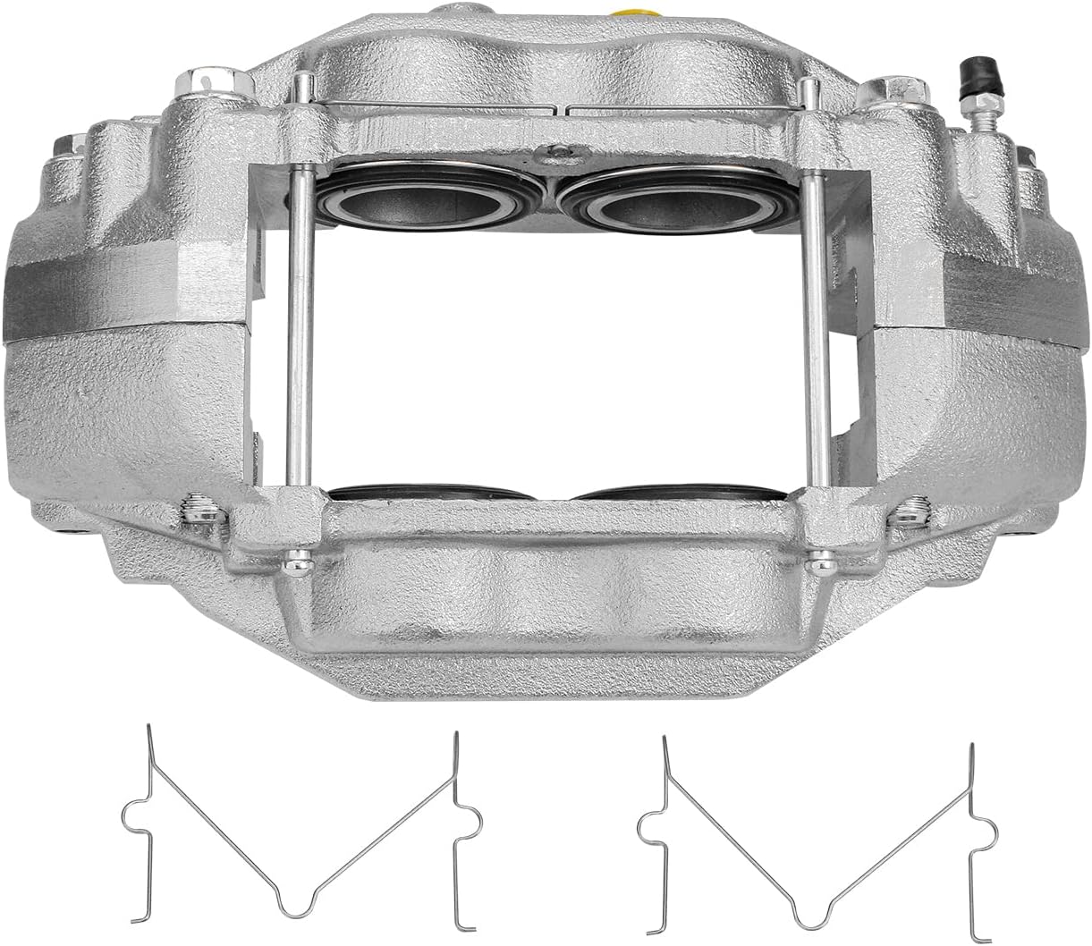 Detroit Axle - Front Brake Kit for 07-16 Toyota Tundra, 08-16 Sequoia, Disc Brake Rotors Ceramic Brake Pads Brake Caliper 2008 2009 2010 2011 2012 2013 2014 2015 2016 Replacement