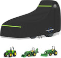 Waterproof Full Tractors Cover Replace,600d Oxford Cloth Tractor Cover for John Deere 1,2,3 Series 1025r 2320 2720 3520, Kubota and Mahindra with Backhoe,with Click-Close Straps & Reflective Strip