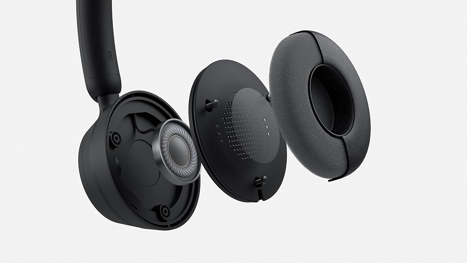 Microsoft Modern - Wireless Headset,Comfortable Stereo Headphones with Noise-Cancelling Microphone, USB-A dongle, On-Ear Controls, PC/Mac - Certified for Microsoft Teams,Black