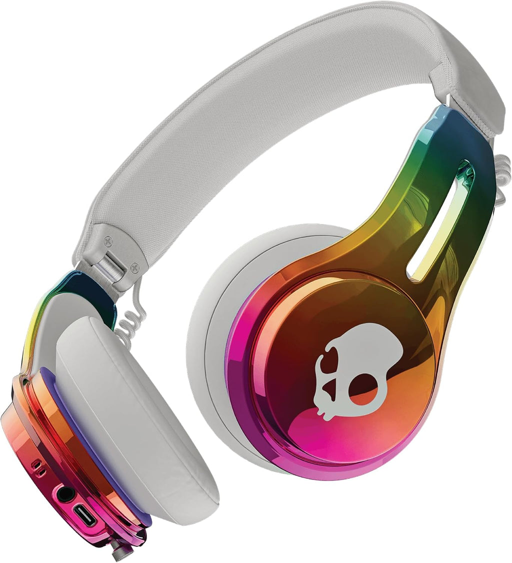 Skullcandy Icon ANC Wireless On-Ear Bluetooth Headphones, Active Noise Cancelling, Up to 60 Hours Battery, Sweat Water Resistant, Foldable and Durable, Microphone - All Love