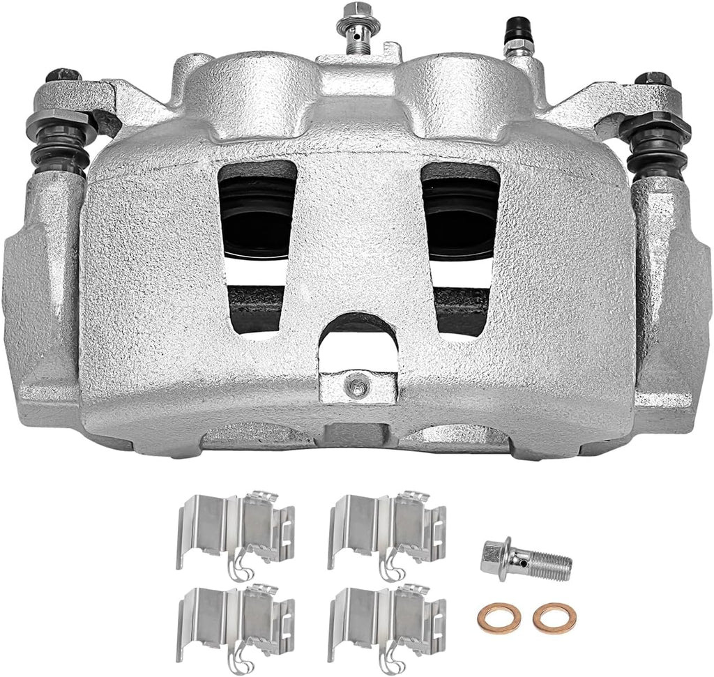 Detroit Axle - Front 2pc Brake Calipers for Chrysler Pacifica Town & Country Dodge Grand Caravan Ram C/V Routan, 2 Disc Brake Calipers Replacement
