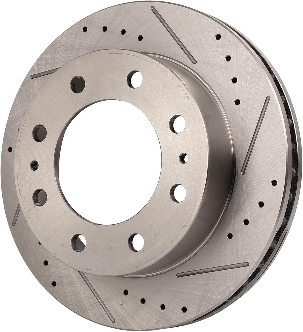 CCIYU D784 D785 55072 55055 Brake Kit Fit For Chevy For Avalanche 2500 2002-2006,For Silverado 2500 2000-2004,For Silverado 2500 HD 2001-2010,For Suburban 2500 2000-2006 2008-2013, Front Rear 12PCS