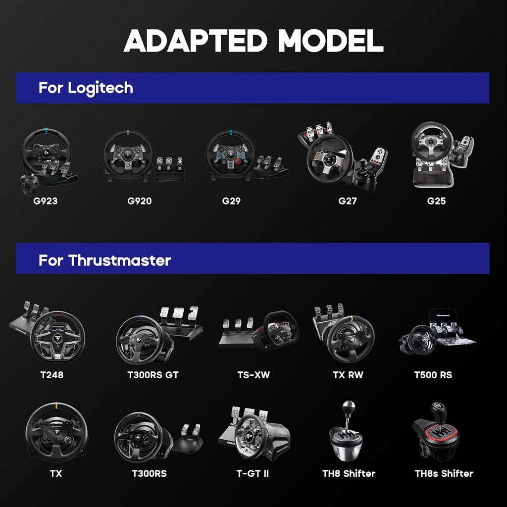 DIWANGUS Racing Simulator Cockpit with TV Mount - Foldable Wheel Stand with TV Stand and Seat, Sim Racing Stand Compatible with Logitech/Thrustmaster/MOZA/FANATEC（Electronic not included