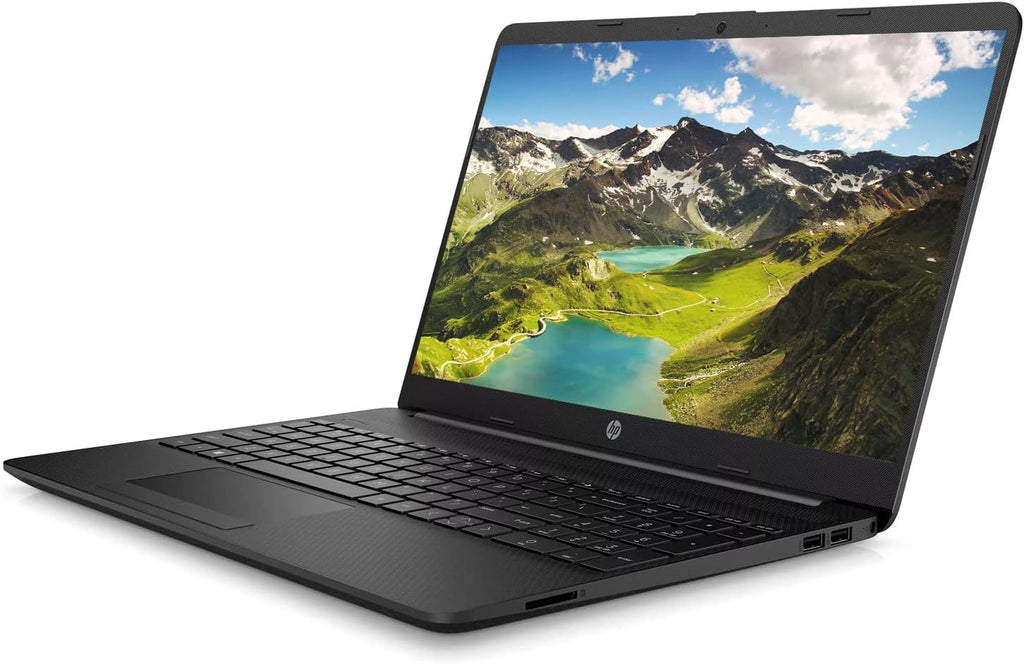 HP 15 Laptop, 15.6' HD Display, Intel Pentium N5030 Processor, 8GB RAM, 256GB SSD, RJ45, HDMI, Media Card Reader, Wi-Fi, Windows 11 Home, Black