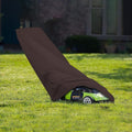 Covers & all Lawn Mower Cover 18 Oz Waterproof - Customize Cover with Any Size - 100% Weather Resistant Grass Mower Cover with Air Pocket and Drawstring with Snug Fit (57' D x 39' W x 44'H, Coffee)
