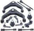 13pc Complete Front Suspension Control Arm Kit replacement for 2001-2010 Chevy Silverado Chevrolet Avalanche Suburban and GMC Sierra Yukon 8-Lug Wheel Only