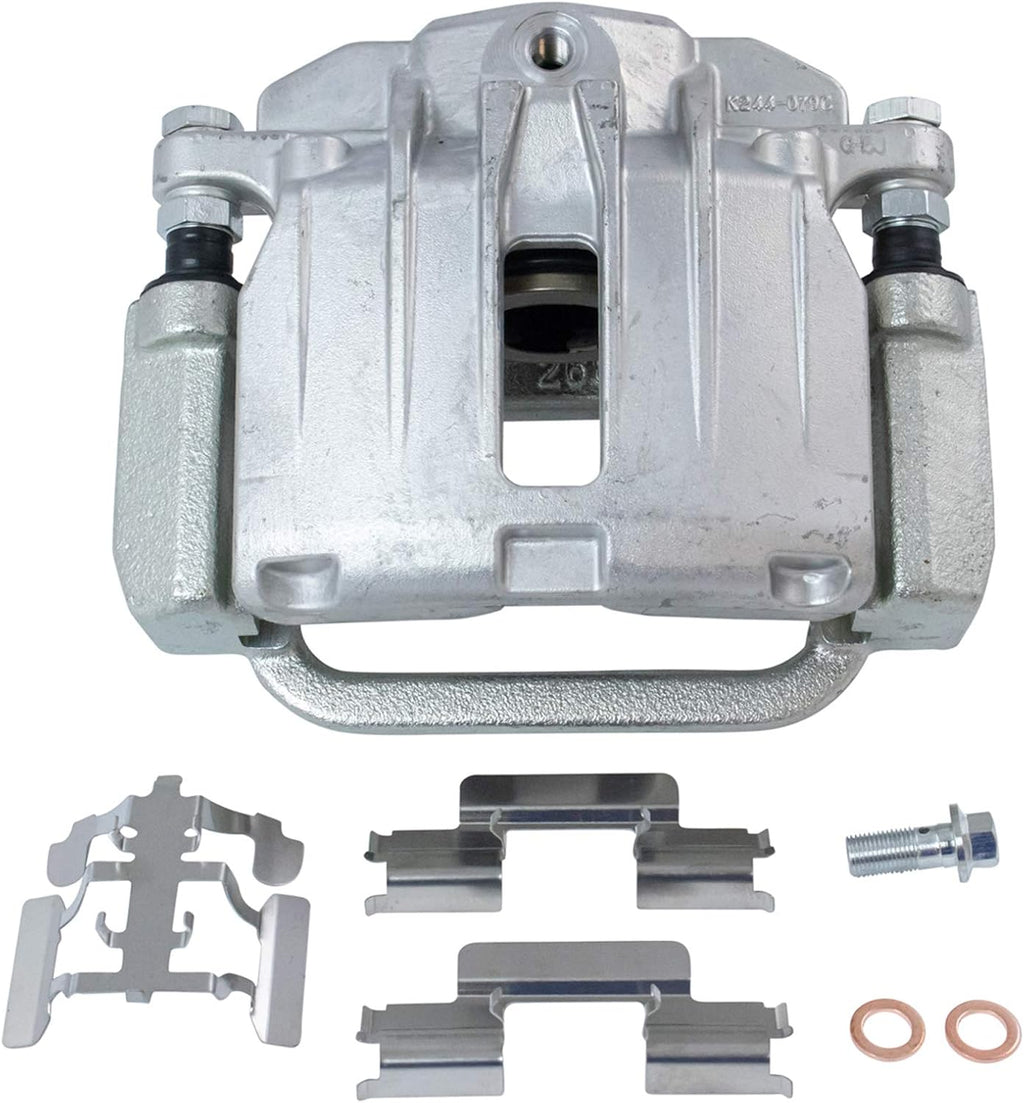 TRQ Performance Rear Brake Pad & Rotor Kit Ceramic Premium G-Coated Slotted X Drilled Compatible with 2003-2006 Chevrolet Silverado 1500 2007 Silverado 1500 Classic GMC Sierra 1500 Sierra 1500 Classic