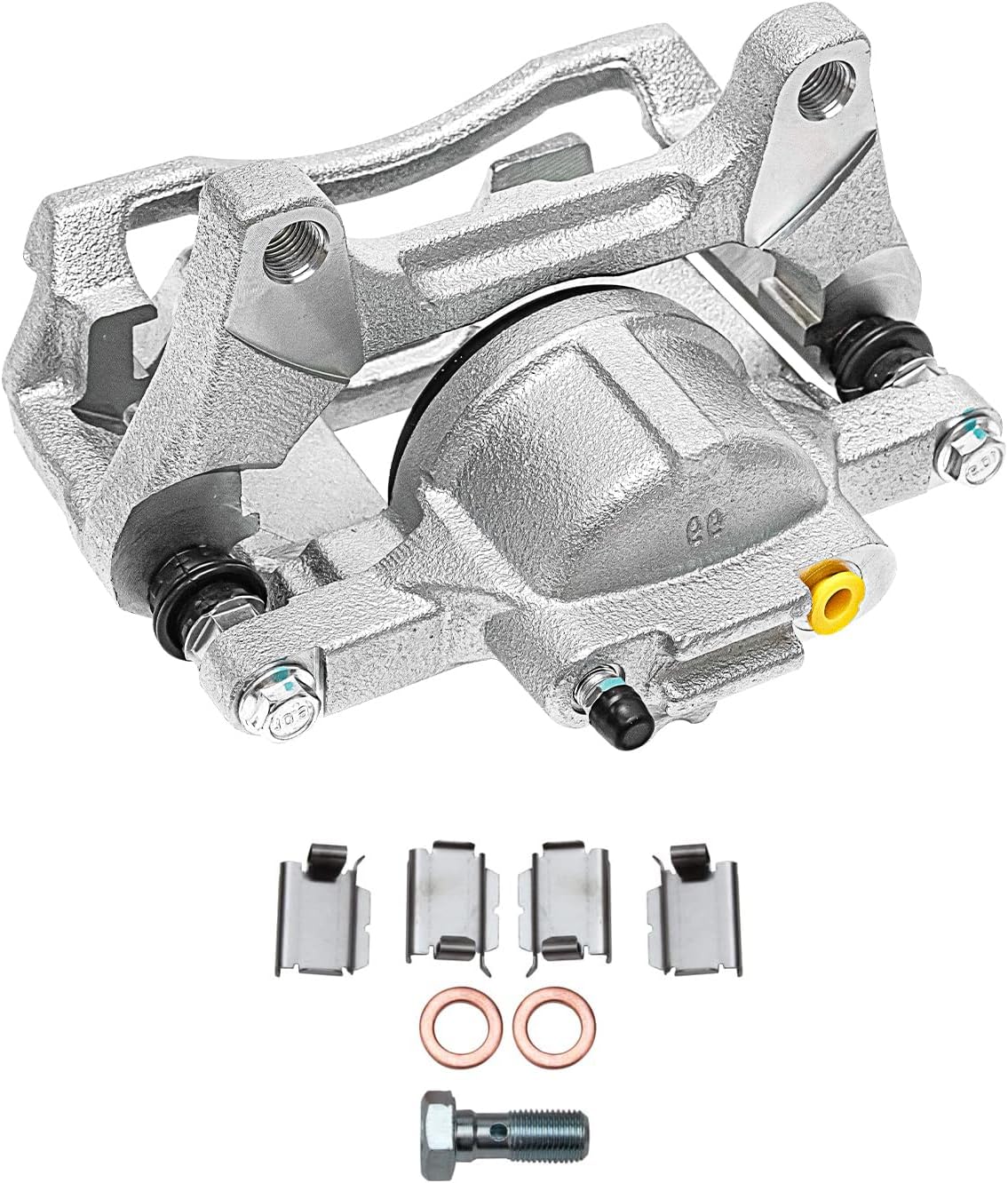 Detroit Axle - Front 2pc Brake Calipers for 09-12 Dodge Journey, 2 Disc Brake Calipers 2009 2010 2011 2012 Replacement