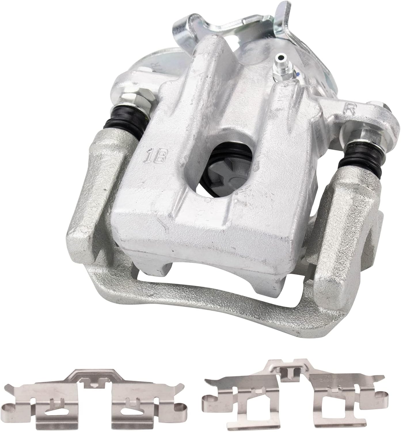 TRQ Performance Rear Brake Pad and Rotor Set Ceramic Solid Rotors Calipers Compatible with 2010-2013 Toyota Prius