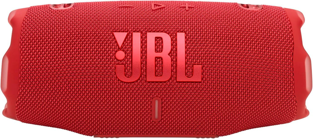 JBL Charge 6 - Portable Waterproof & Drop-Proof Bluetooth Speaker, Bold JBL Pro Sound with AI Boost, 28Hrs of Playtime, Built-in Powerbank & Comes with a Sturdy/Removable Carrying Strap (Red)