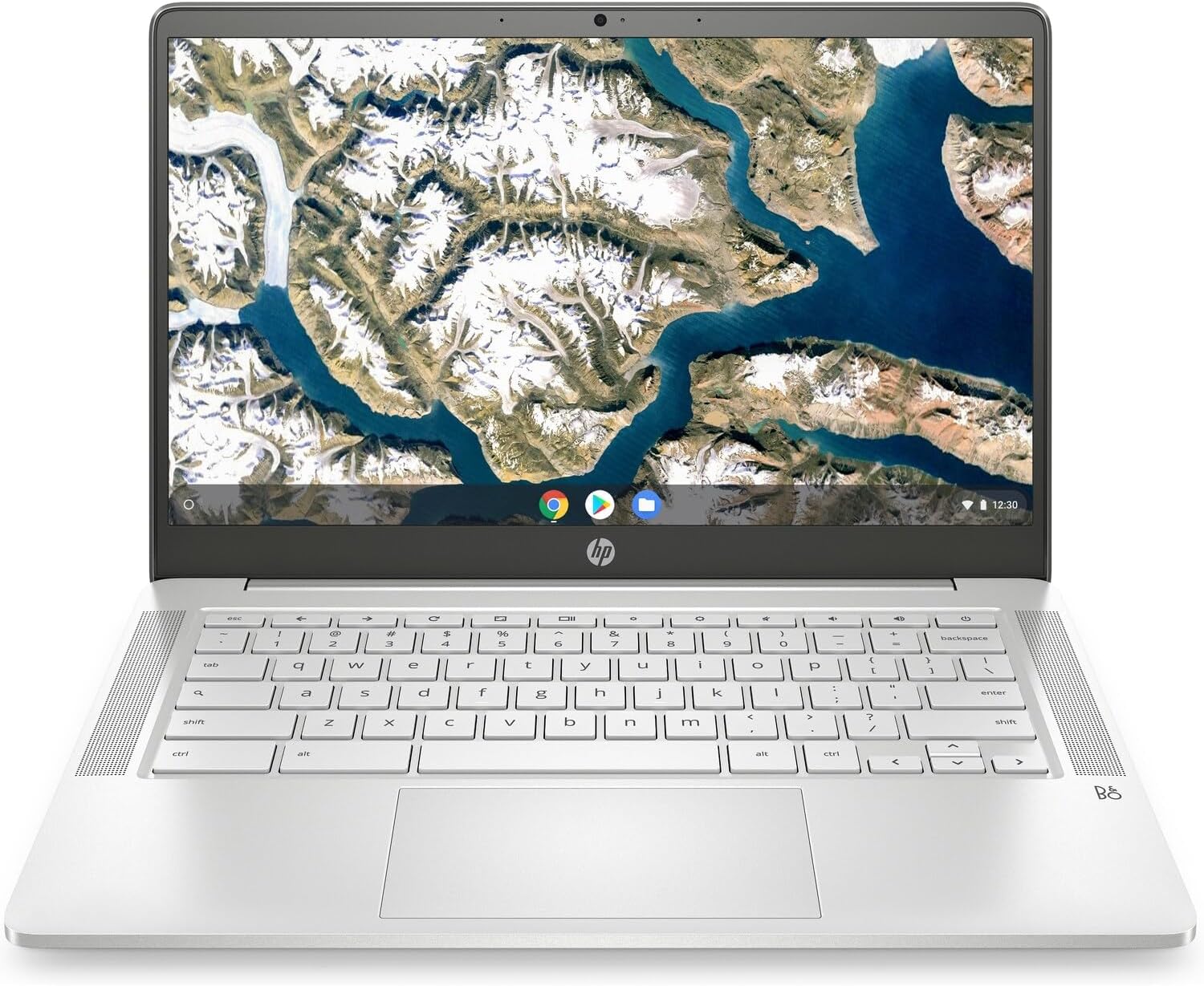 HP Chromebook 14a Touchscreen Laptop 14-inch HD Intel Celeron N4020, 4GB LPDDR4 RAM, 64GB eMMC, Intel UHD Graphics 600, Google ChromeOS, Computer PC Fast Charge - 14a-na0037nr Natural Silver (Renewed)