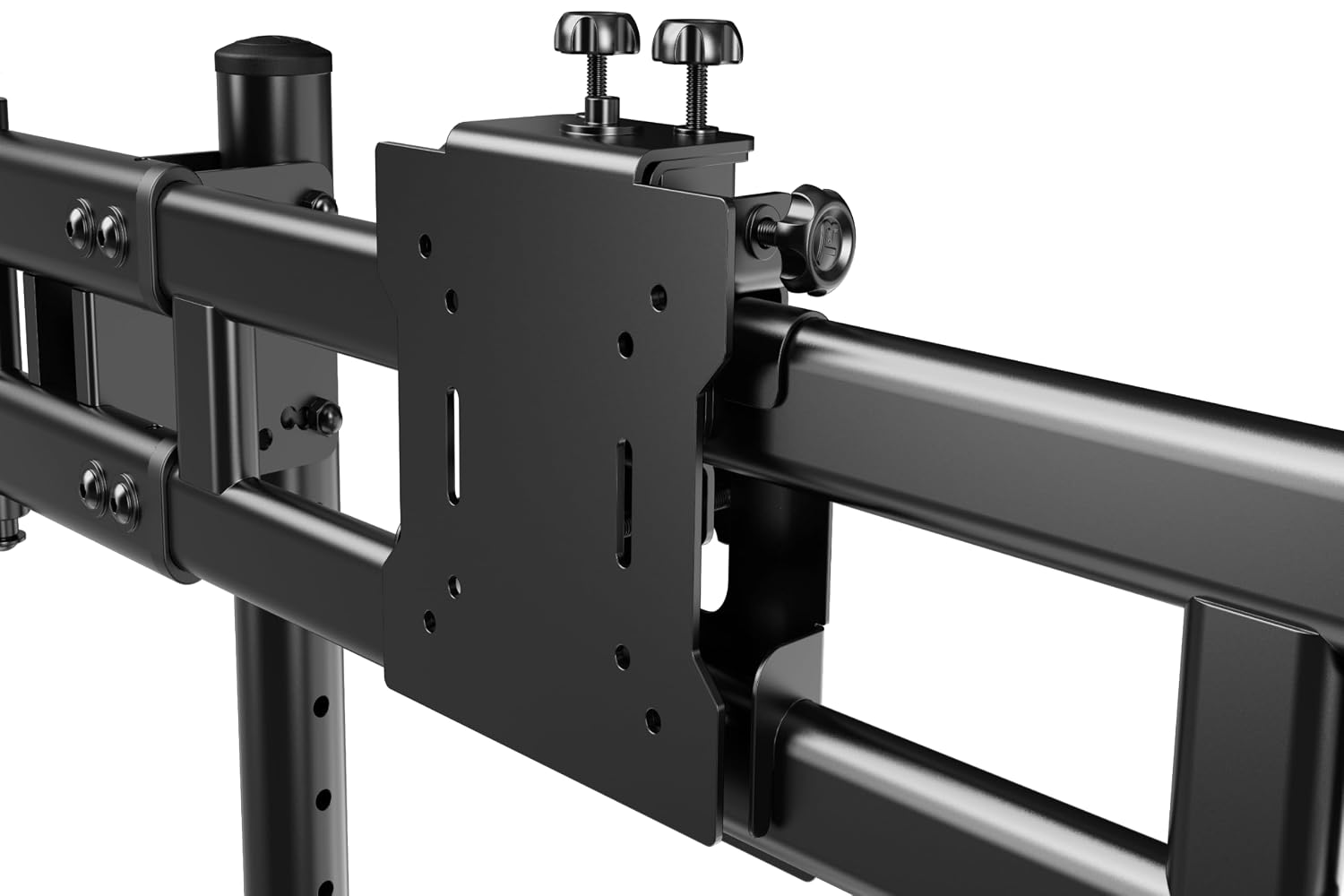 Trak Racer VESA Adapter Kit for Triple Monitor Mounts Tool-Free 3-Way Adjustment Fits 75-200mm VESA Patterns For 40x40 & 40x80 Aluminum Extrusion Stands [video game]