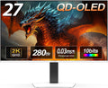 INNOCN 27' QD-OLED 2K QHD 2560 x 1440P 280Hz 240Hz PC Computer Gaming Console Monitor, 0.03ms, HDR400, HDMI, DisplayPort, Built-in Speaker, Height Pivot Adjustable Stand - 2780s