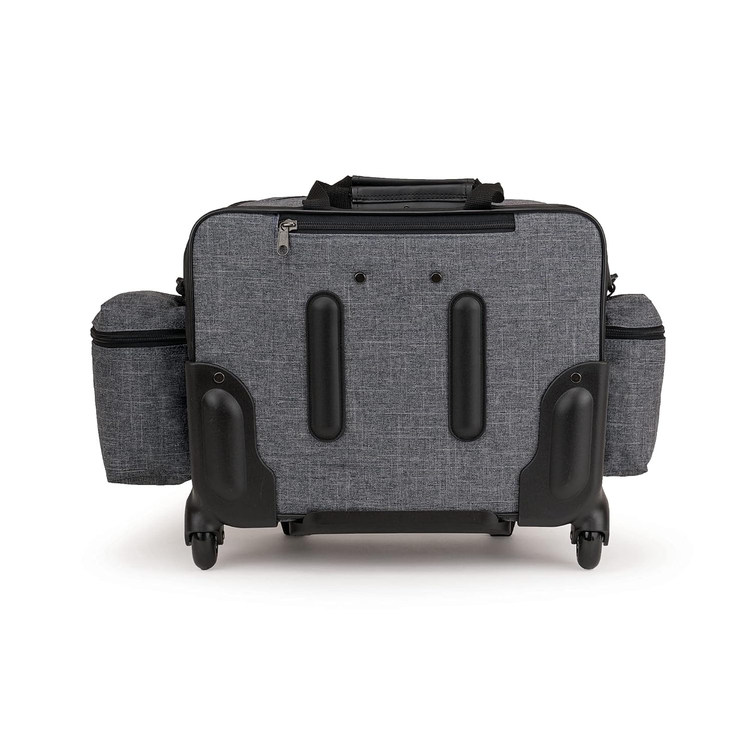 Hopkins Medical Products Antimicrobial Rolling Medical Bag: Waterproof, Lockable File Pocket, Wide Wheel Base - Perfect for Busy Healthcare Pros, 36.5' Handle