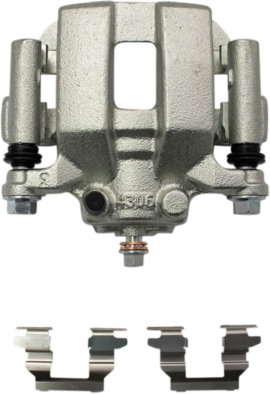 TRQ Performance Rear Brake Pad and Rotor Set Ceramic Vented Coated Rotors Calipers Compatible with 2005 Infiniti G35