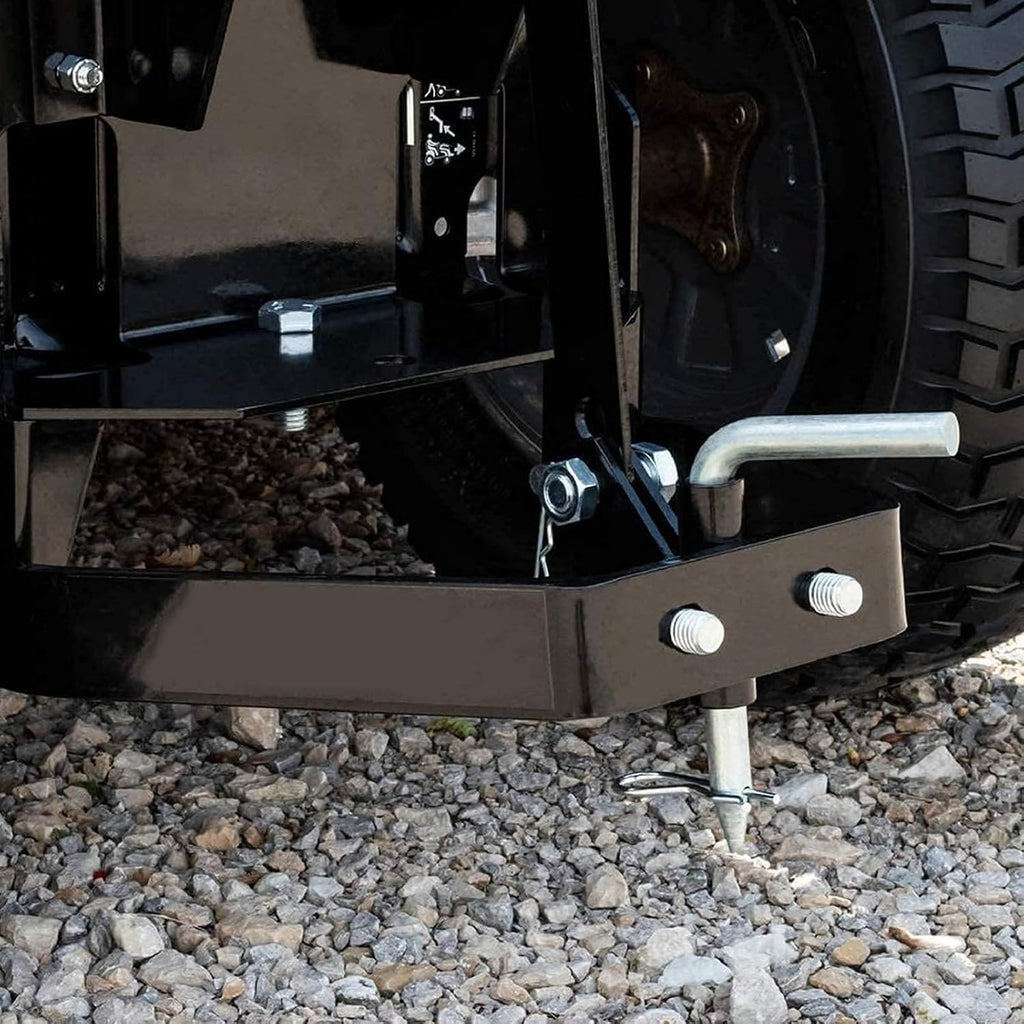 Sleeve Hitch Compatible with Husqvarna, Fits Cub Cadet and Craftsman or MTD Garden Lawn Mower Tractors Replacement for 585607901 Steel Powder Coated Black