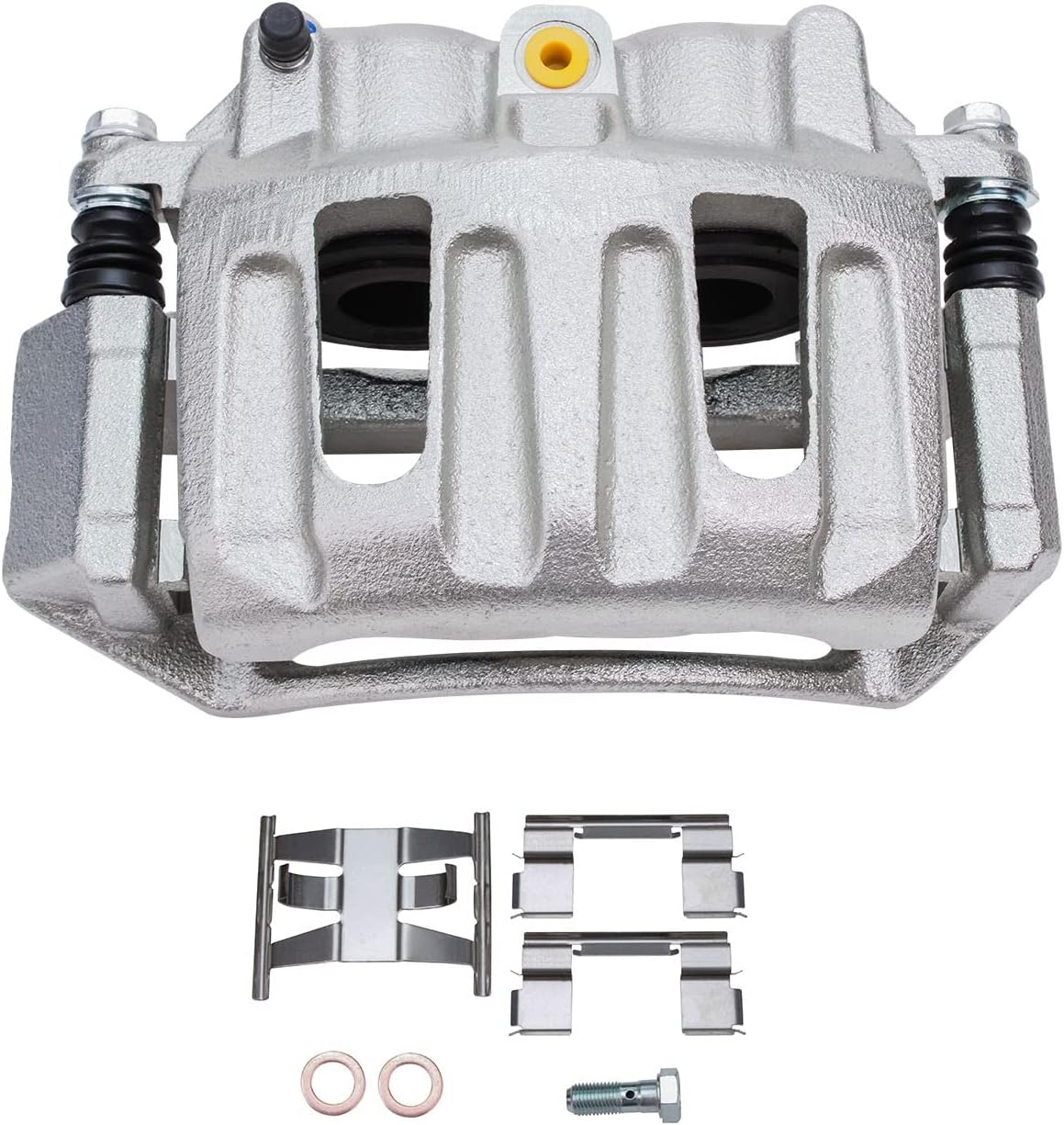 Detroit Axle - Front Brake Kit for 1999-2003 Ford F-150, 2002 Lincoln Blackwood, 2000 2001, Disc Brake Rotors Ceramic Brake Pads Brake Calipers Replacement: 12.13 inch' Front Rotor
