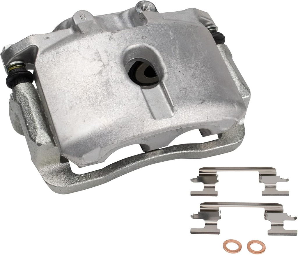 TRQ Performance Rear Brake Calipers Ceramic Pads Drilled Rotors Compatible with 07-14 Express 1500