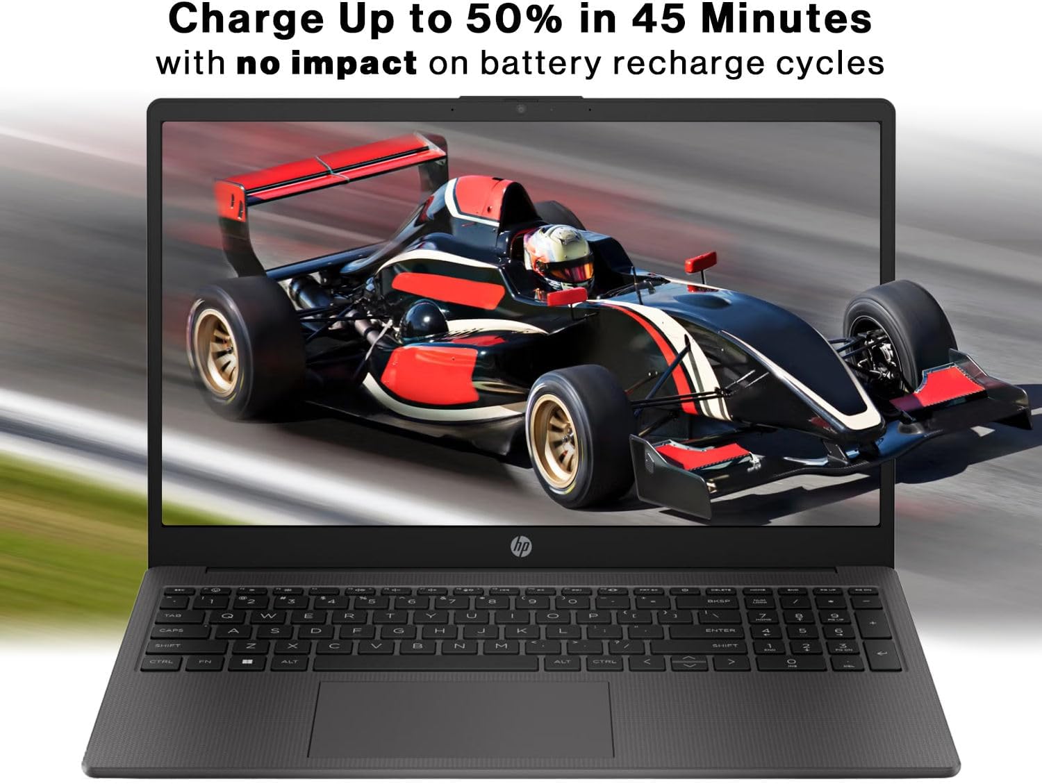 HP 255 G10 Laptop, 15.6' FHD Display, Ryzen 5 7530U Processor, 32GB RAM, 1TB SSD, Windows 11 Pro, Anti-Glare Coating, HD Camera with Temporal Noise Reduction, Multitouch Gesture Support Touchpad