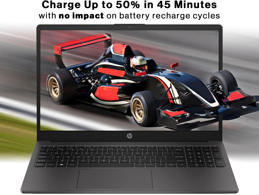 HP 255 G10 Laptop, 15.6' FHD Screen, Ryzen 5 7530U CPU, 16GB RAM, 1TB SSD, Windows 11 Pro, Anti-Glare Coating, HD Camera with Temporal Noise Reduction, Multitouch Gesture Support Touchpad