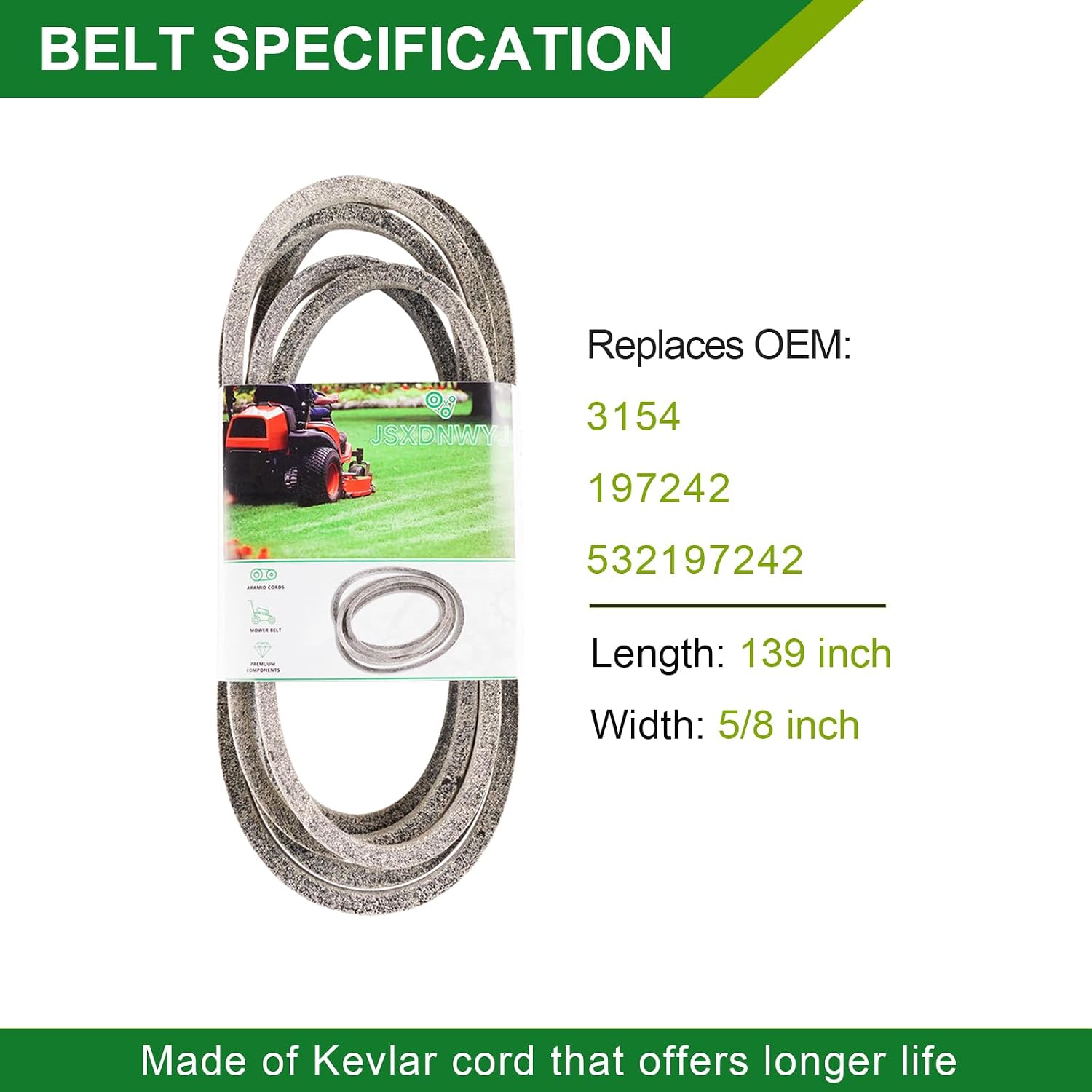 48 Inch Mower Deck Rebuild Kit - Fits Hu sqvarna YTH2348 YTH23V48 YTH1848XPT YTH22K48 YTH23K48 Poulan PB22H48, 3 Spindles(187292)+3 Blades(173921)+3 Idlers(177968,196104,196106)+1 Belt(197242)