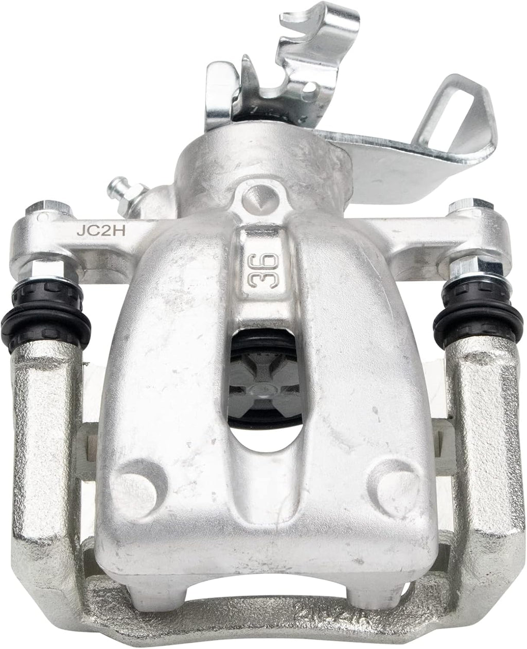 TRQ Performance Rear Brake Pad and Rotor Set Ceramic Slotted Drilled Coated Rotors Calipers Compatible with 2009-2013 Mini Cooper