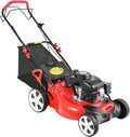 Self-propelled Gas Lawn Mower,20 Inch 140cc High Wheel FWD Gas Walk Behind Self Propelled Lawn Mower 1.6L,Used for Sports Venues, Community Greening, Municipal Greening