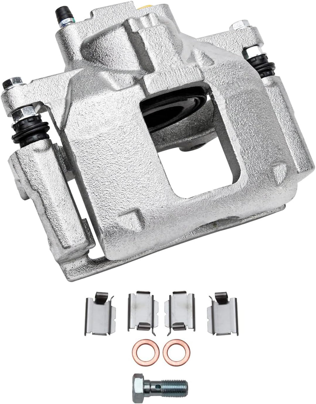 Detroit Axle - Front 2pc Brake Calipers for 09-12 Dodge Journey, 2 Disc Brake Calipers 2009 2010 2011 2012 Replacement