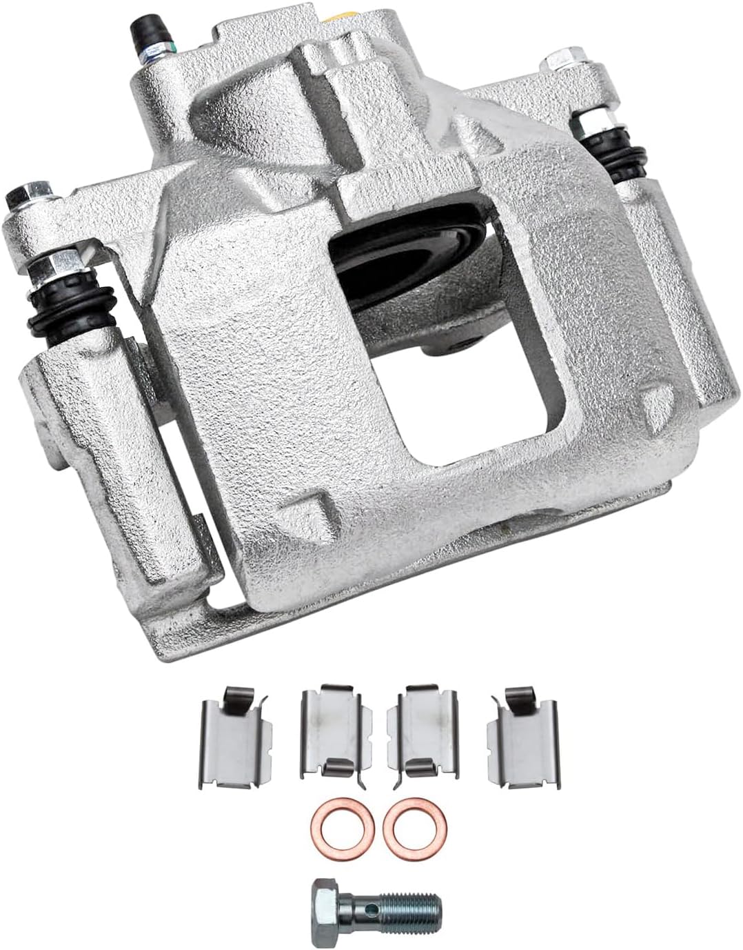Detroit Axle - Front 2pc Brake Calipers for 09-12 Dodge Journey, 2 Disc Brake Calipers 2009 2010 2011 2012 Replacement