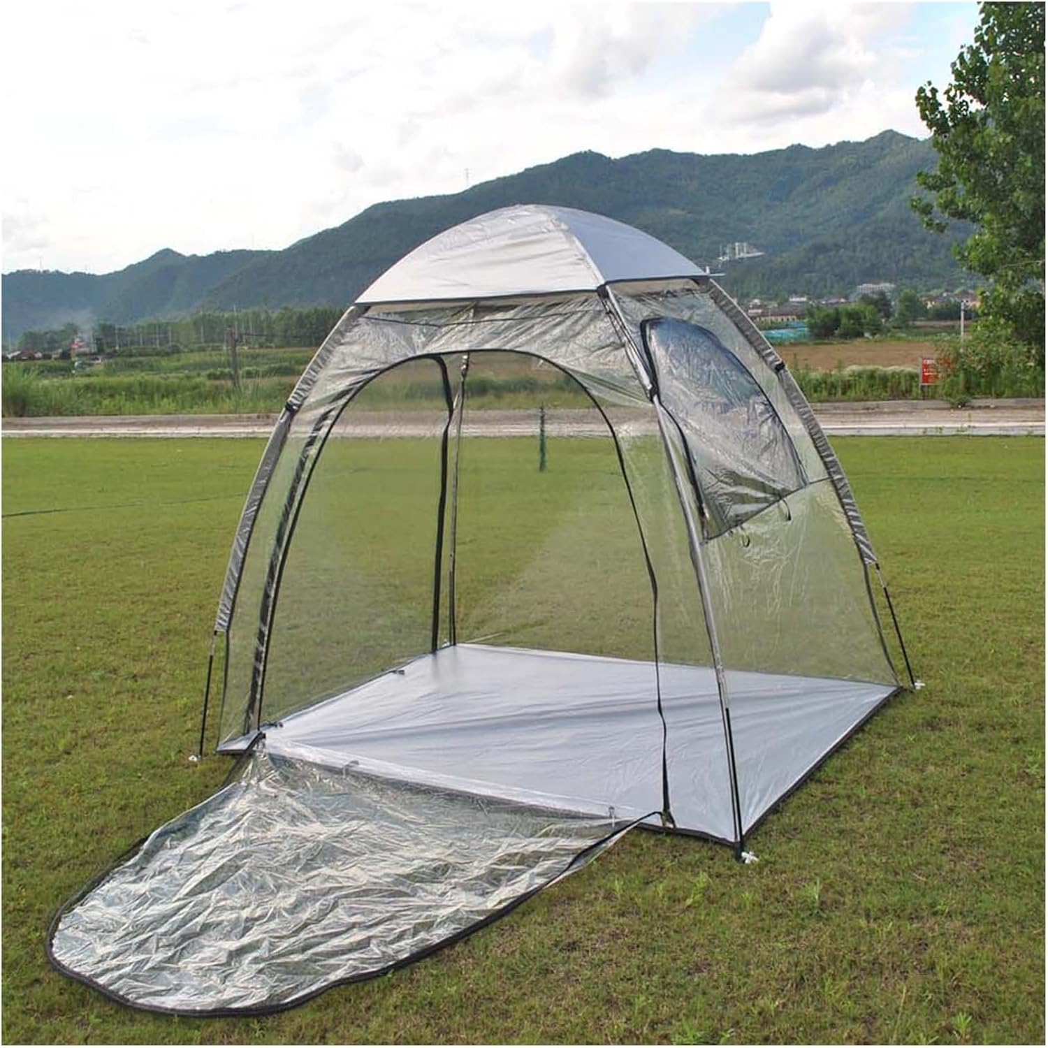 Bike Cover Waterproof Outdoor Outdoor Shed Clear Outdoor Storage Shed for Motorcycle,Garden Tools,Toys,Lawn Mower(B)