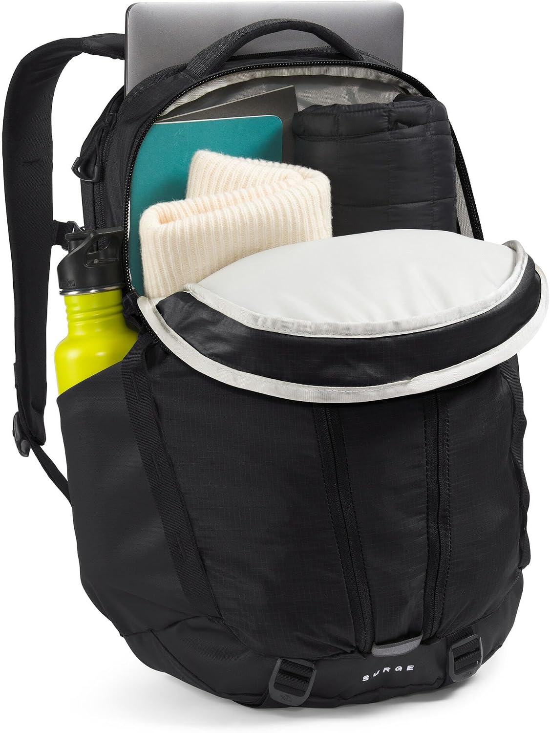 THE NORTH FACE Surge Commuter Laptop Backpack | Daypack With Water Repellent Finish, 16' Laptop Sleeve, Reflective Details
