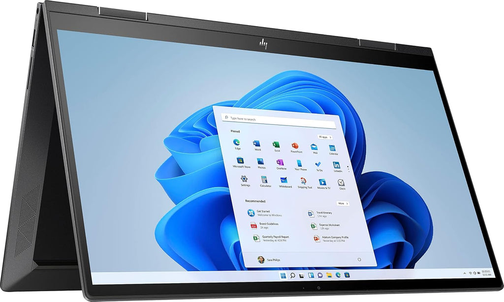 HP - Envy x360 2-in-1 15.6' Touch-Screen Laptop - AMD Ryzen 5-8GB Memory - 256GB SSD - Nightfall Black