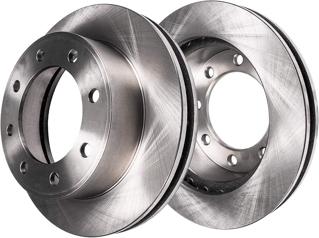 Detroit Axle - Front Wheel Bearing Hubs Brake Kit for 2014-2018 Ram 2500, 2013-2018 Ram 3500, Wheel Bearing Hubs Assembly Disc Brake Rotors Ceramic Brakes Pads 2015 2016 2017 Replacement