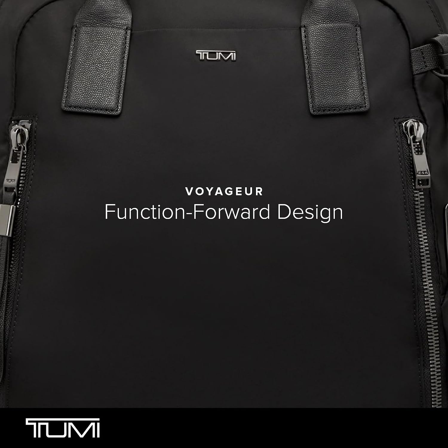 TUMI - Voyageur Atlanta Backpack - Travel Backpack for Women - For Business, Commute - Holds Up to 17' Laptop - Black - Gunmetal Hardware