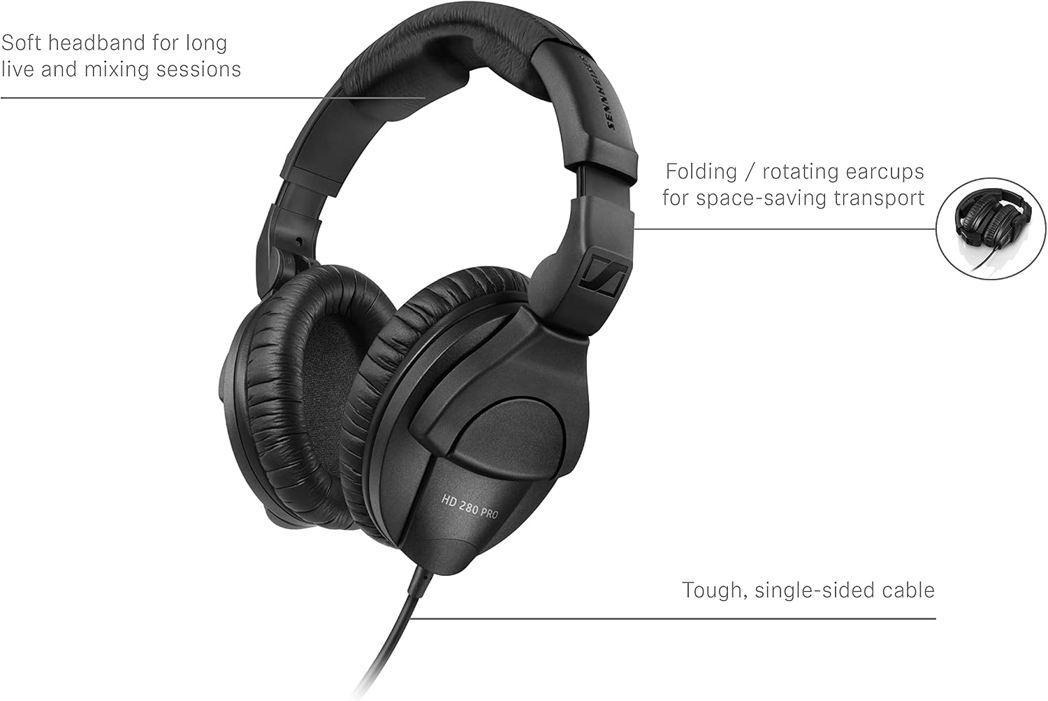 AKAI Professional APC Key 25 MK2-25-Key USB MIDI Keyboard Controller & Sennheiser Professional HD 280 PRO Over-Ear Monitoring Headphones,Black