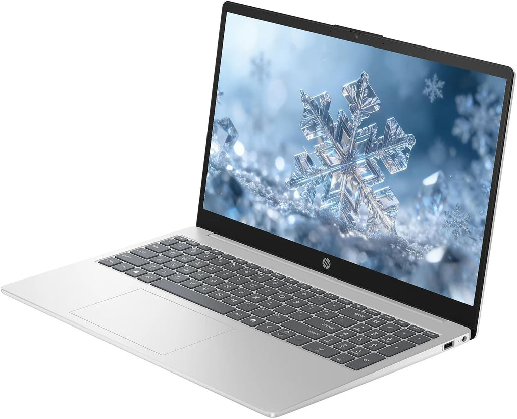 HP Laptop, 15.6' FHD Touchscreen Business Laptop Computer, 8-core AMD Ryzen 7 Processor, Windows 11 Laptop 12GB RAM 512GB Storage (256B SSD+256GB Docking Set), PLUSERA Earphones, Natural Silver
