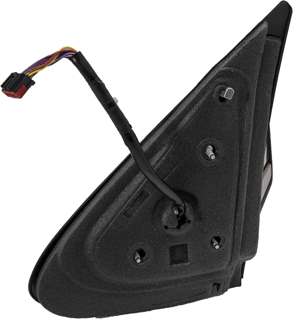 Kool Vue Passenger Side Power Heated Mirror for Ford Expedition 2015-2017 Power Fold With Signal Light, Blind Spot Monitor, Memory & Puddle Lamp; Without Auto-Dimming Paintable